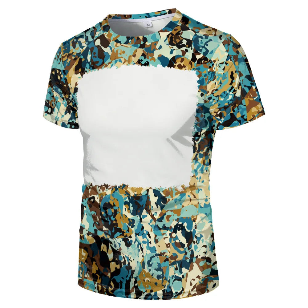 Evertop OEM/ODM Unisex 3D Digital Printed Casual T-Shirt Soft Comfortable Knitted Fabric Custom Silk Sublimation Printing Unisex