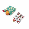Environmentally Friendly Customized Size and Pattern Beeswax Food Wrap Bag