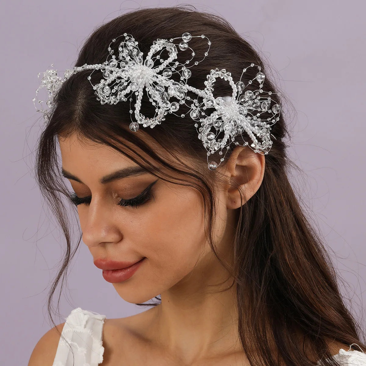 Bridal Headdress Luxury Crystal Hair Hoop Fashion Styling Wedding Hair Accessories