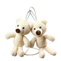 Promotion Cute Bear Keychain Mini Teddy Bear Keychain Toys Stuffed Animal Teddy Bear Plush Keyring Kawaii Plush Keychains Toys