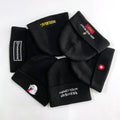 Hot Sale Toque Plain Beanie Hat Winter Knitted Cap Flat 3D Embroidery Logo Custom Fold Cuff Beanie Black Custom Color