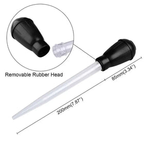 Aquarium Pipette Dropper Fish Tank Clean Coral Target Feeder Gravel Straw 30ml 50ml Siphon Cleaning