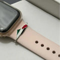 Metal Gold-Plated Charms Decorative Ring Watch Band Accessory Palestine Flag Charm Sports Style Art & Collectible