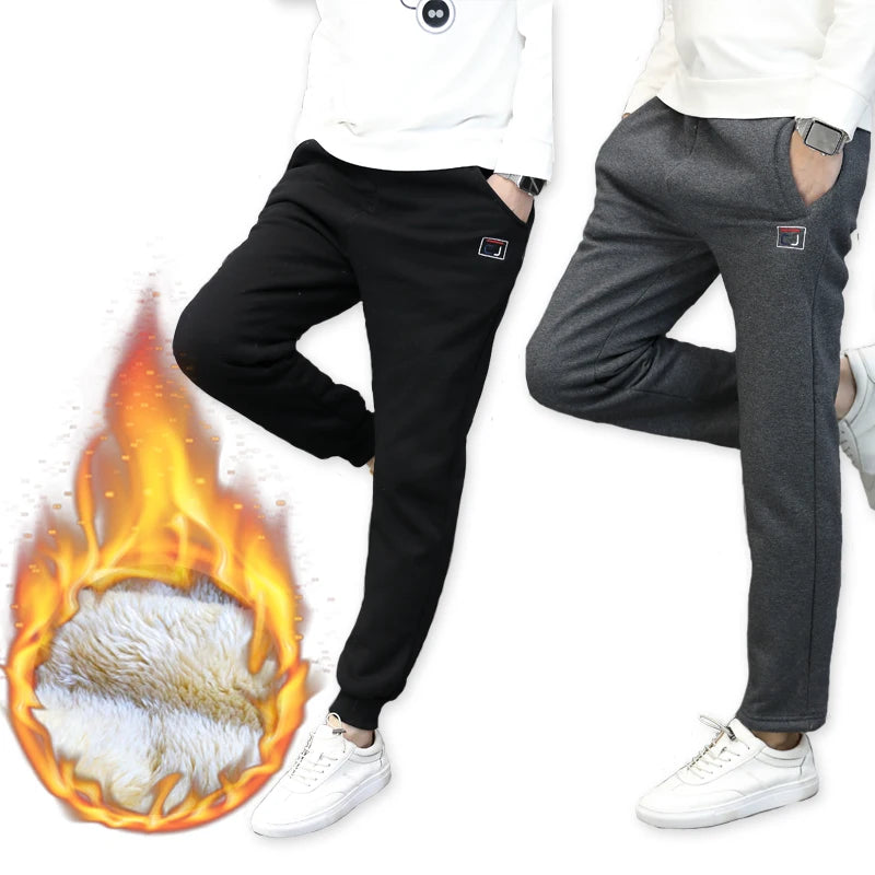 Kids Winter Warm Sports Pants Baby Boy Girl Pants Newborn Baby Trousers Plus Thick Velvet Long Pants Children Legging