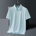 Wholesale Custom Ice Silk Golf Polo Shirt Summer Fashion Simple New Style Seamless Quick Drying Breathable Business Polo Shirt