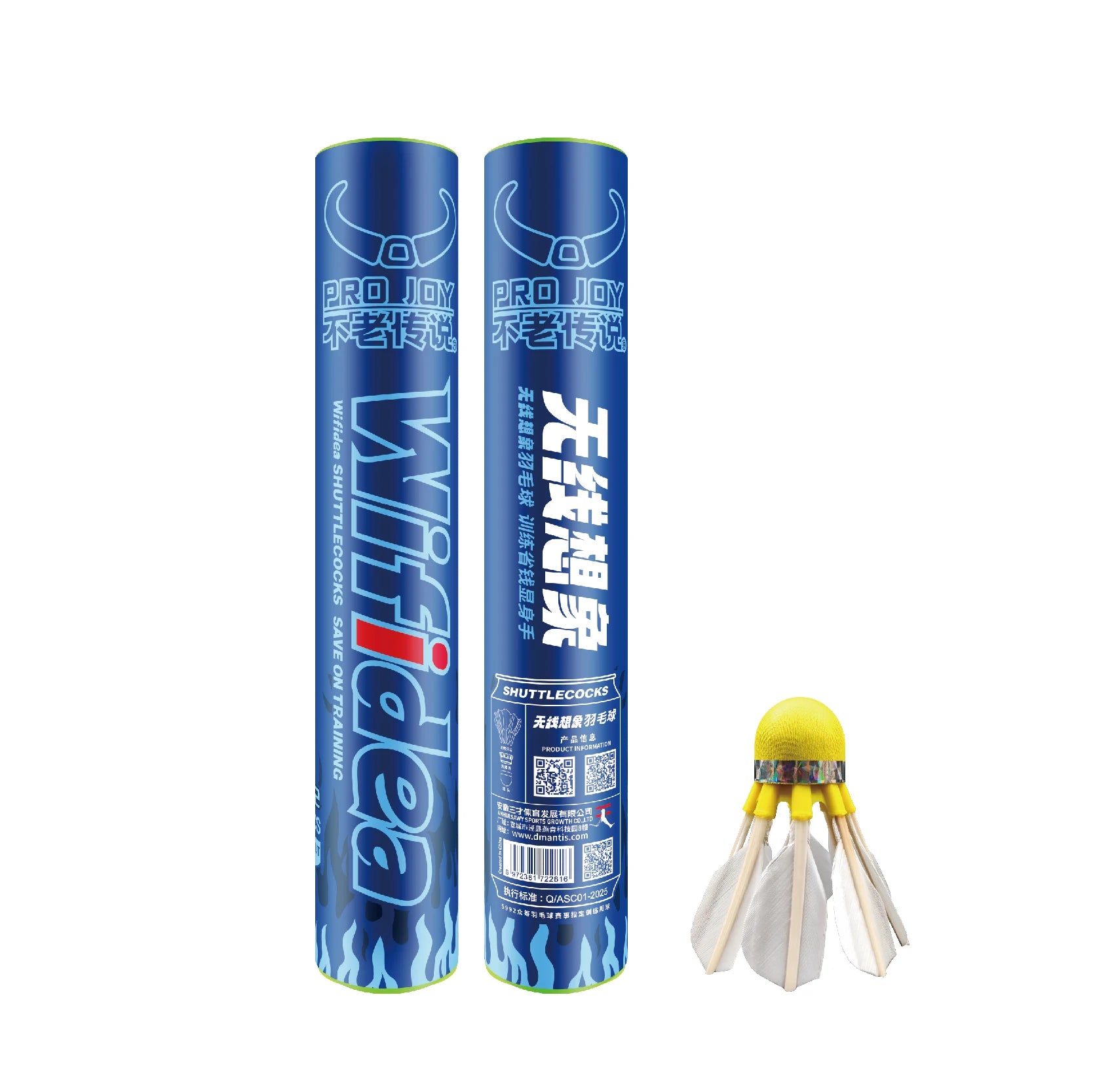 Factory Direct New Arrival Wifidea Hybrid Eco-Friendly Badminton Shuttlecock Model 852 for Indoor Outdoor Use