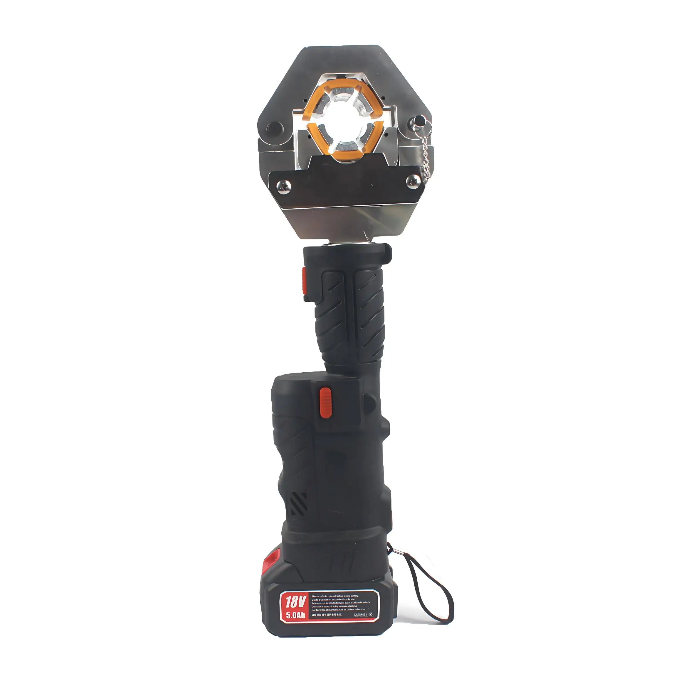 BS-71500 Battery Hydraulic Crimper Air Conditioner Crimping Electric Tool Mold Kit Air Conditioner Electric Hose Crimper