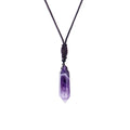 HZ Wholesale Natural Rock Stone Agate Amethyst Rose Quartz Cabochon Pointed Pendulum Gemstone Crystal Pendant