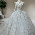For Jancember DW0011 Ball Gown Wedding Dress for Girls Empire Style Natural Waistline Ruffles Pleats Long Tail Crystal Tassel