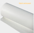 Printable Material Customized Non Woven Wallpaper with Fabric Texture Embossed Blank Wallpaper Material for Interior