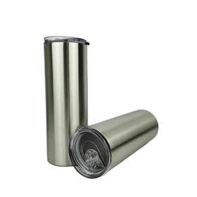 Watersy 20 oz Double Wall Stainless Steel 304 Insulated Tumbler Straight Sublimation Blanks Hot for Coffee Mugs With Lid Straw