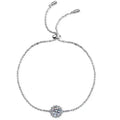 1ct Moissanite Diamond Bracelet Jewellery Customized Platinum PT950 925 Sterling Bracelet Chain & Link Bracelets for Women