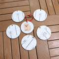 MDFSUB 3 Inch Circle Shaped Hanging Christmas Ornaments Eco-friendly Blanks Sublimation Guangdong Made Hua Sheng