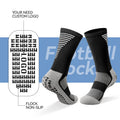 Custom LOGO Grip Socks Customized Sport Soccer Socks Football Ankle Anti-Slip Men Quick Dry