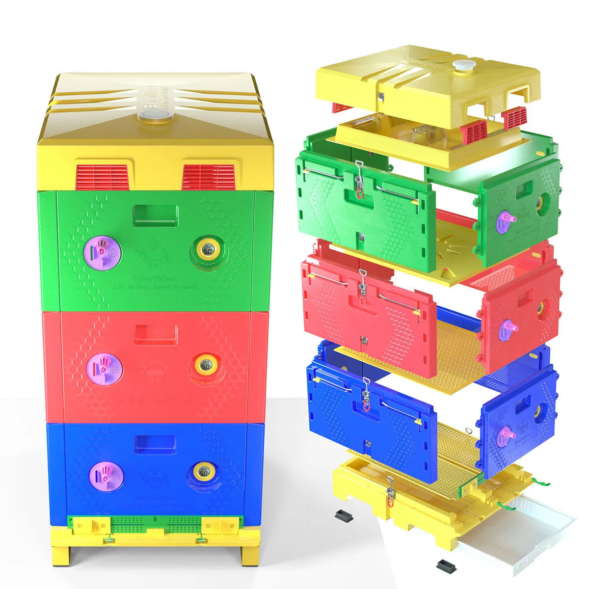 Multifunctional Plastic Beehive Lang Style Bee Hive in Bee Bee Hive