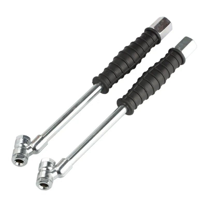 1/4 Inlet Dual Head Smooth Surface Tire Inflator Air Chuck