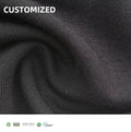 Warehouse Stock Black Bamboo Spandex Jersey Fabric Eco-Friendly Organic Knitted Fabric for Activewear & T-Shirts (Girls/Boys)