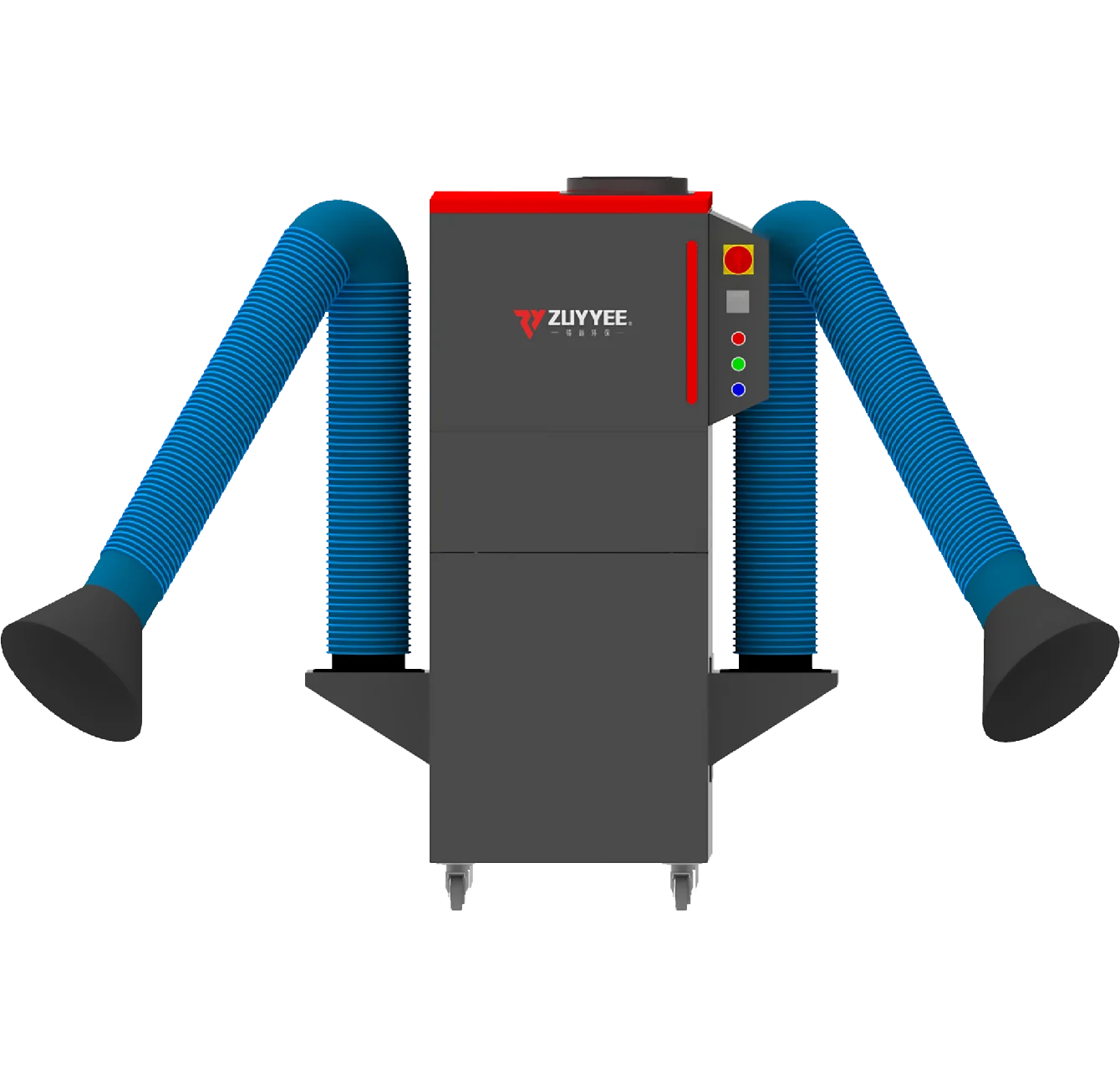 ZUYYEE DUY-TW 4kw High Efficiency 0.3m Particle Filter New Fume Extractor 3800 M/h Airflow 20L Dust Capacity 73dB Low Noise