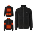USB Rechargeable Electric Jacket Men's and Women's Battery Heated Coat for Winter with Stand Collar
