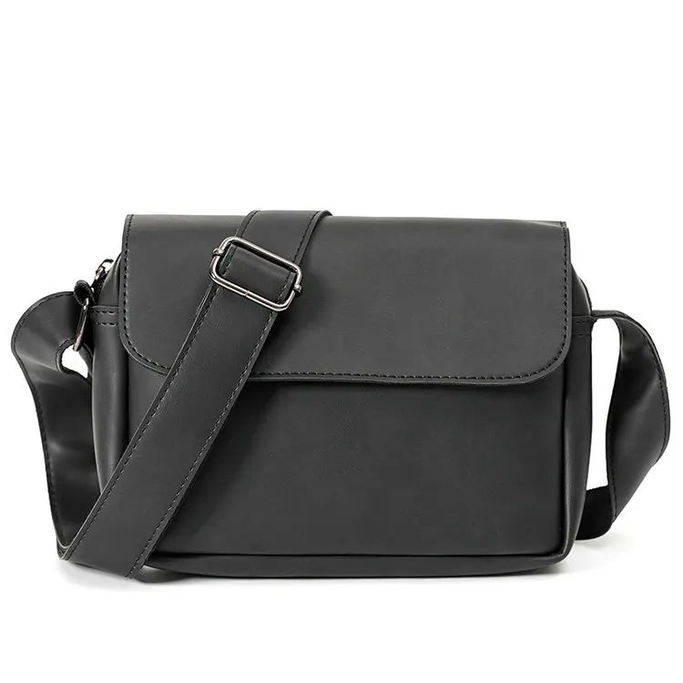 Minimalist Small Mobile Phone Pu Leather Sport Side Chest Sling Crossbody Luggage Travel Shoulder Messenger Bag for Men Women
