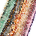 6-8mm Natural Irregular Amethyst Rose Quartz Apatite Loose Spacer Beads Jewelry Making Handmade DIY Hot Bracelet Necklace