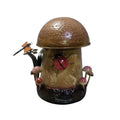 Creative Factory Direct Sales Handmade Cute Animals Outdoor Indoor Eco-Friendly Powder Coated Metal Mushroom Foot Pedal Trash