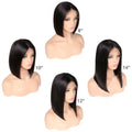 Cheap Wholesale Long for Lace Remy Wig Virgin Brazilian Human Hair 4*4 Transparent Frontal Wigs Straight Bob Women 180%