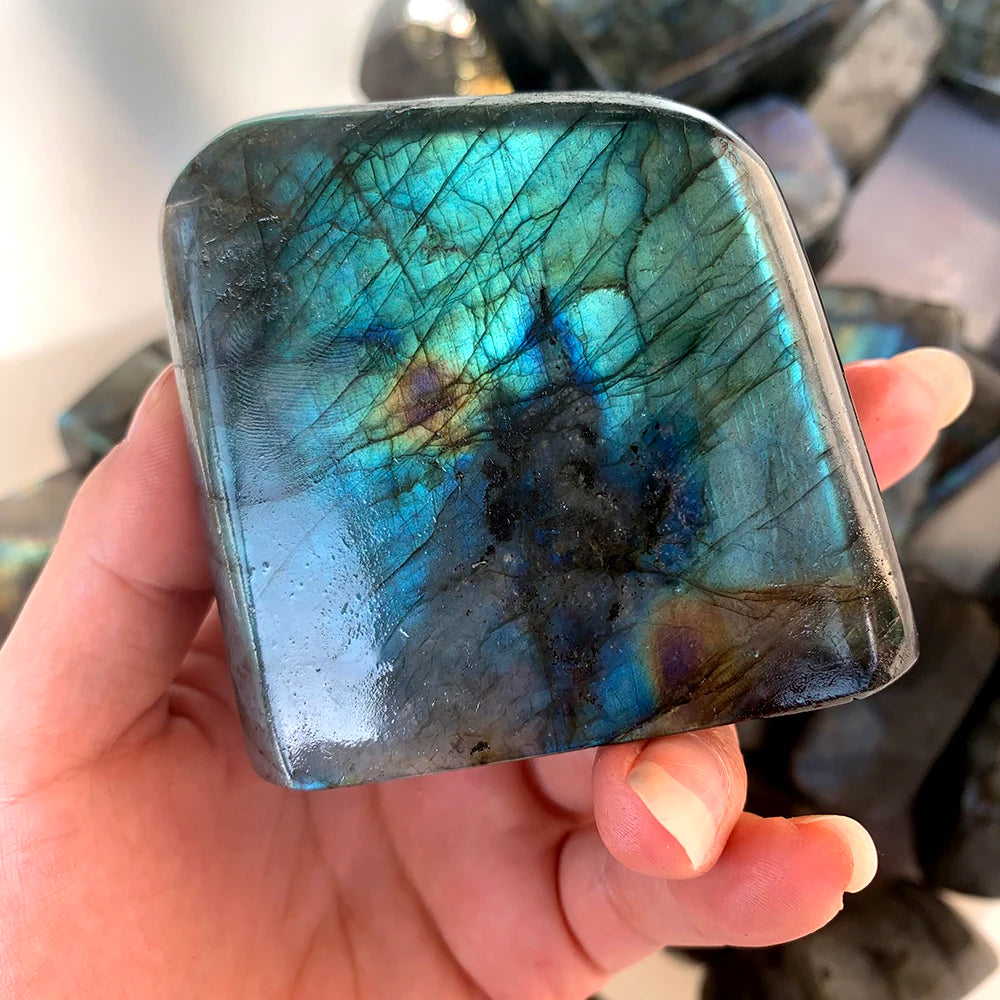 Wholesale Natural Labradorite Ornaments Crystals Healing Stones