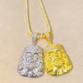 Iced Out Jewelry Hip Hop Charms Mens Sterling Silver Charms Moissanite Jesus Pendant