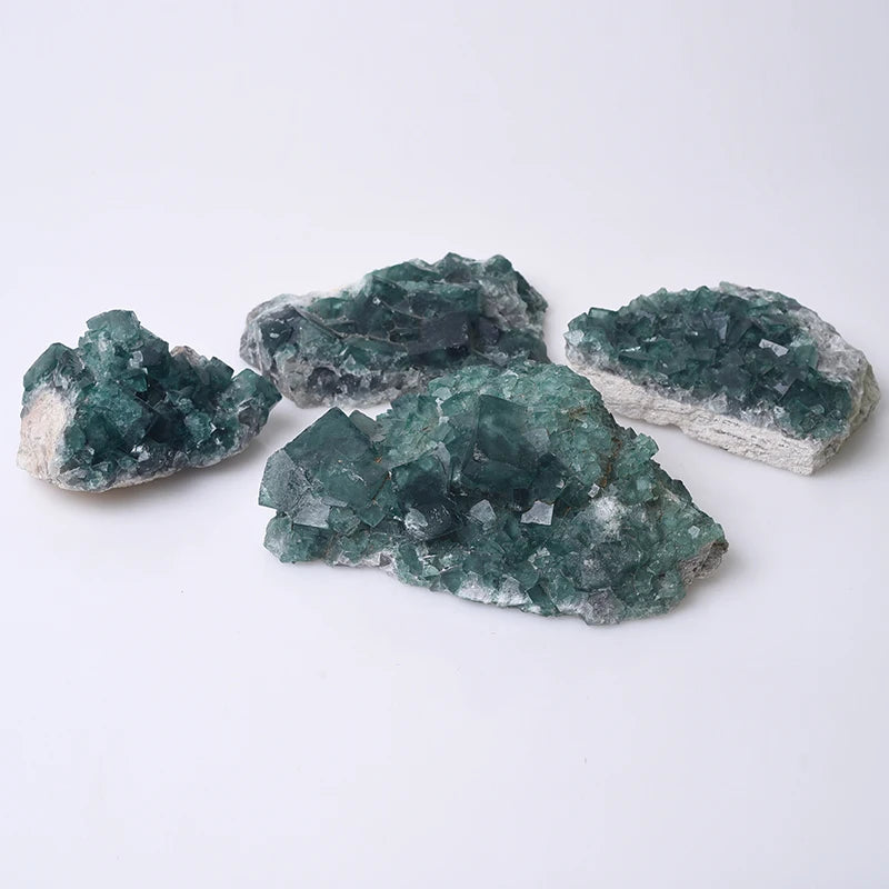 Wholesale Natural Green Fluorite Raw Stone Rough Minerals Specimen Cluster Stone Crystal for Decorate