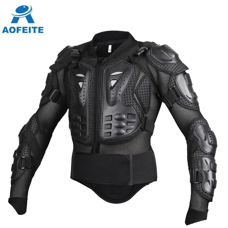 Cycling Motorcycle Armor Protective Gear Breathable Waterproof Windproof Unisex Adult Jackets PE Shell EVA Elastic Mesh