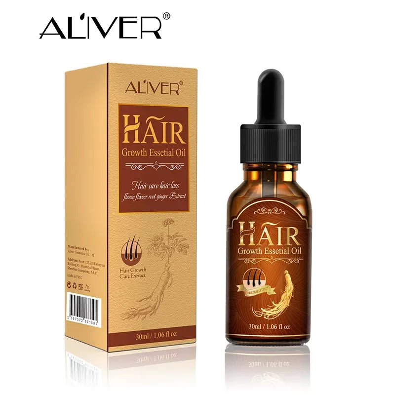 ALIVER 30ml Wholesale Natural Formula Strengthen Serum Groth Serum Essential Oil