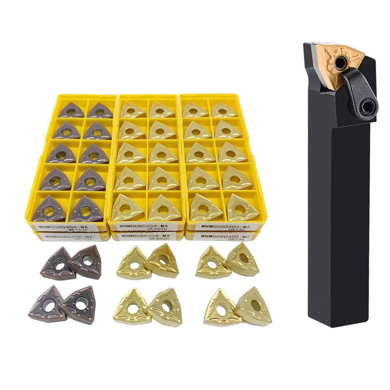 MWLNR2020K08 MWLNL2020K08+10pcs WNMG080404 WNMG080408 VP15TF UE6020 US735 Turning Insert Lathe Turning Tool