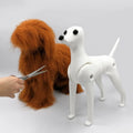 Poodle Simulation Fur Pet Trainer Beauty Styling Practice Dog Model Standard Skeleton Model Dog Full Body Fake Fur