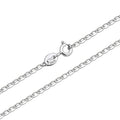 925 Sterling Silver Chain Arc Wave Marina Chain Silver Chain Necklace Fashion Jewelry Necklaces
