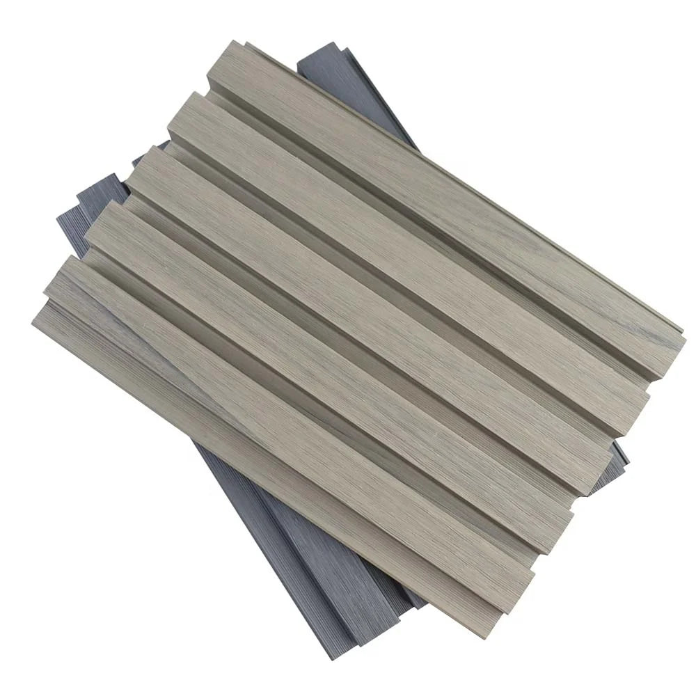 New Design for Hotel Villa Mall Resort Area Composite Exterior Wall Covering Interior Ceiling Panel WPC Wall Slats