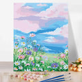 New DIY Oil Painting 40x50cm Paint by Number Kit Landscape Chinese Style Adult Painting by Numbers Canvas Drawing With Brushes
