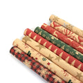 High Quality Colorful Plaid Kraft Christmas Wrapping Paper Custom Size Coated for Craft and Gift Packing for Stickers