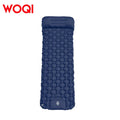 WOQI Ultra-Light Portable Pentagonal TPU Inflatable Cushion Outdoor Camping Sleeping Pad for Hiking and Beach Use