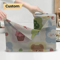 Microfiber Cleaning Cloth Roll 50/75/100 Pack Tear Away Towels 30x30cm Reusable Washable Cleaning Towel