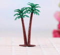 Plant Bonsai Decoration Artificial PVC Plastic Palm Trees Toy Miniature Coconut Tree