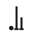 Wholesale DIN933 Black Nylon PA66 External Hex Bolt Hexagonal Screws Plastic Screws Insulation Bolt Sizes M3 M4 M5 Metric