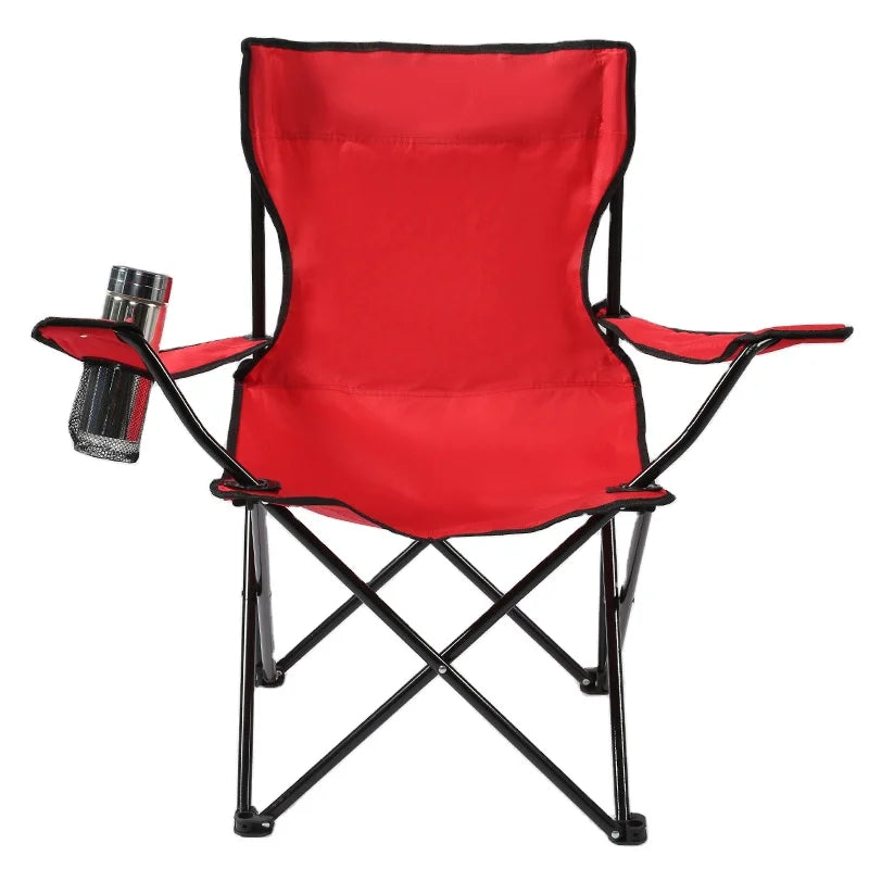 Portable Camping Chairs Enjoy the Outdoors with a Versatile Folding Outdoor Fishing Hiking Beach Lawn Chair with Side Pockets