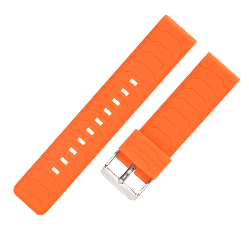 Quick Release Silicone Strap Soft Waterproof Breathable Watch Strap Factory Wholesale Watch Band