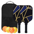 Lightweight Custom Graphite Surface Toray T700 Carbon Fiber 2 Racket 4 Pickleball Paddle Set With Portable Bag