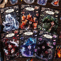 20pieces/pack PET Sticker Pack Gothic Series Theme Handbook Materials 6 Styles