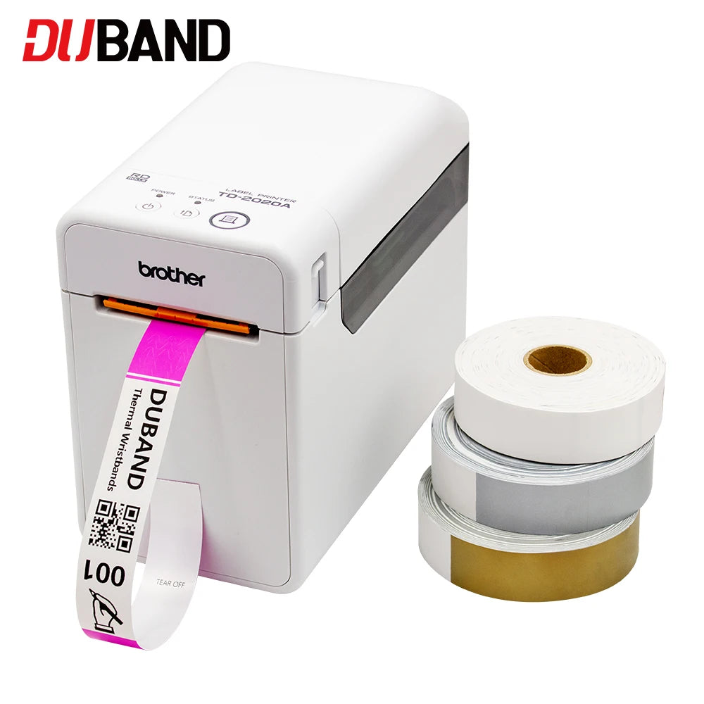 Hot Sell Personalized Printable Thermal Paper Wristbands Disposable Direct Printing for Identification Waterproof Bracelets