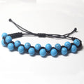 Small Business Support Women Fashion Healing Turquoise Stone Beads Beaded Handmade Adjustable Trendy Bracelet Summer Bohemian