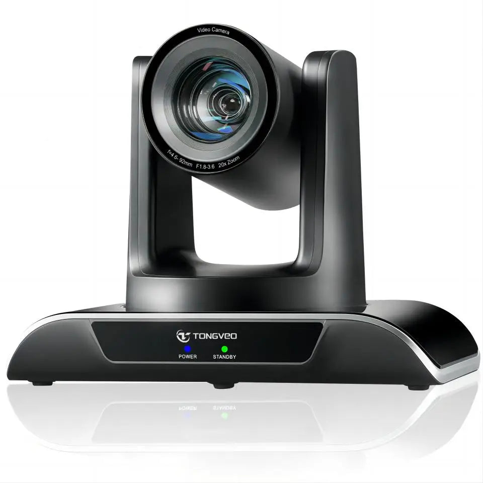 AI Powered Auto Tracking Camera 20x Optical Zoom 1080P60 PTZ Video Conference Camera NDI PoE Camera for Church