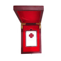 Single NGC PCGS Coin Slabs Protective Packing Box Luxury Wooden Coin  Gift Box